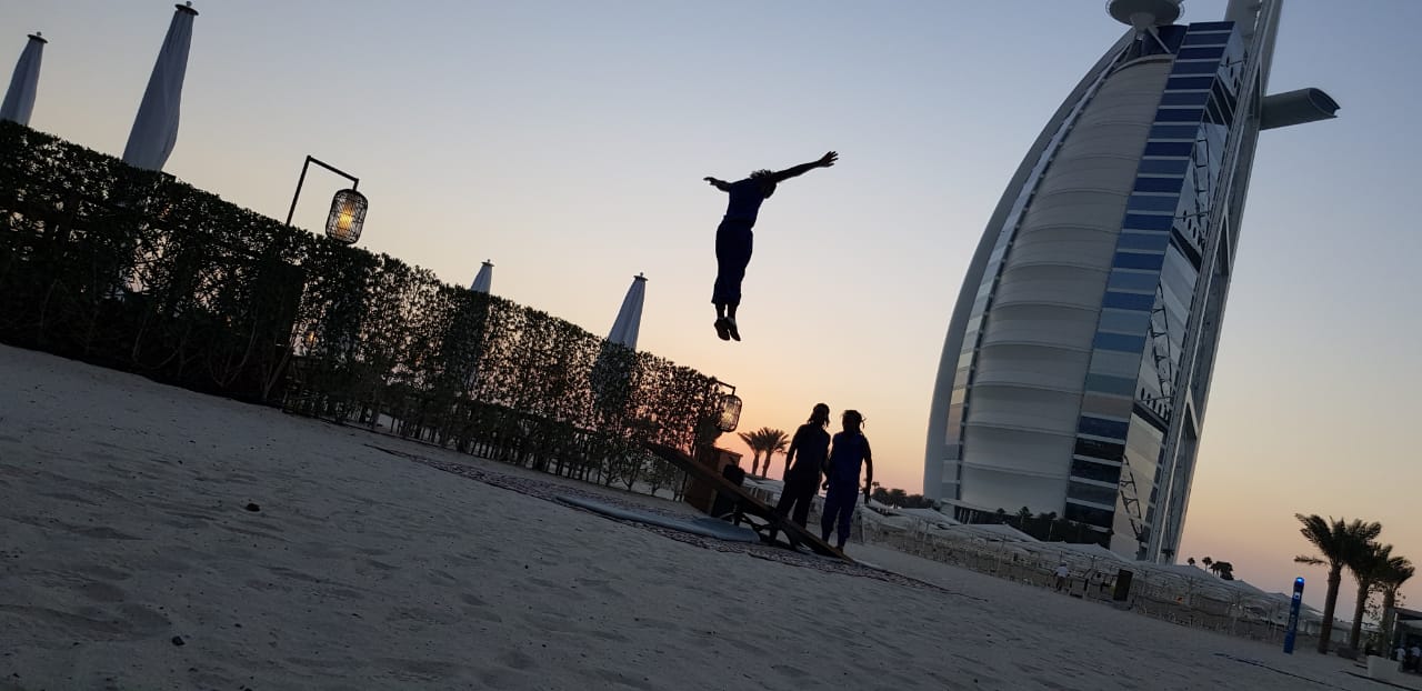 Acrobats and circus performers